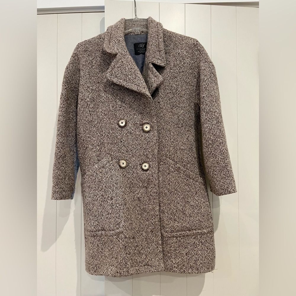 Zara Double Breasted Coat